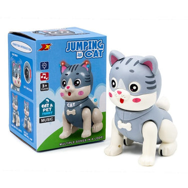 Electric Cute Jumping Cat With Light & Music